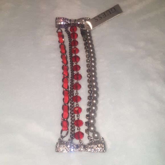 Layered Guess Bracelet with Magnetic Closure NWT - Picture 2 of 5
